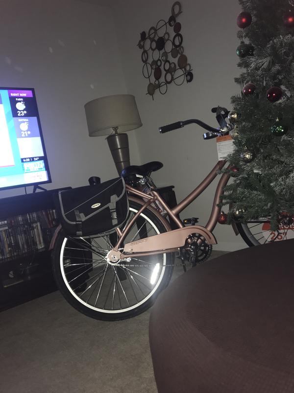 rose gold bike walmart