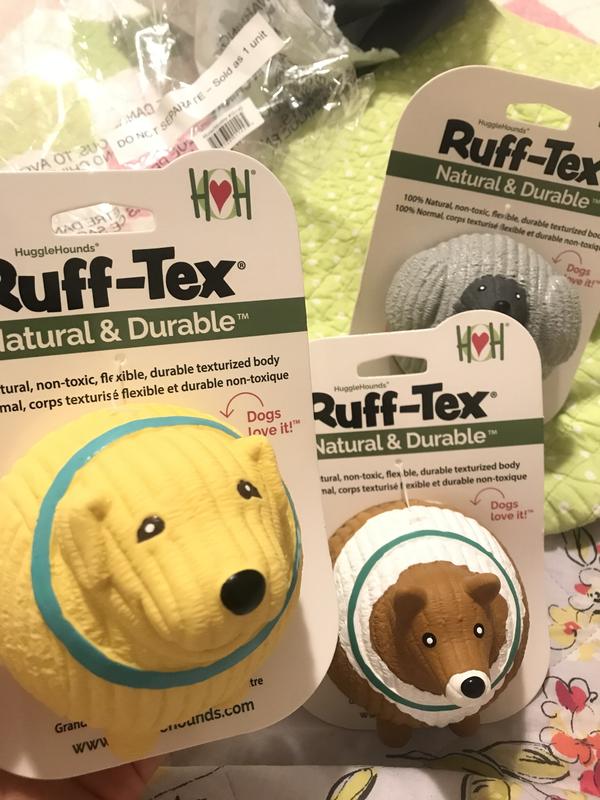 HuggleHounds Ruff-Tex Small Mutt Balls Dog Toy: Choose Character