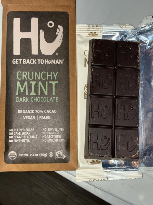 Crunchy Mint Dark Chocolate | Hu Kitchen