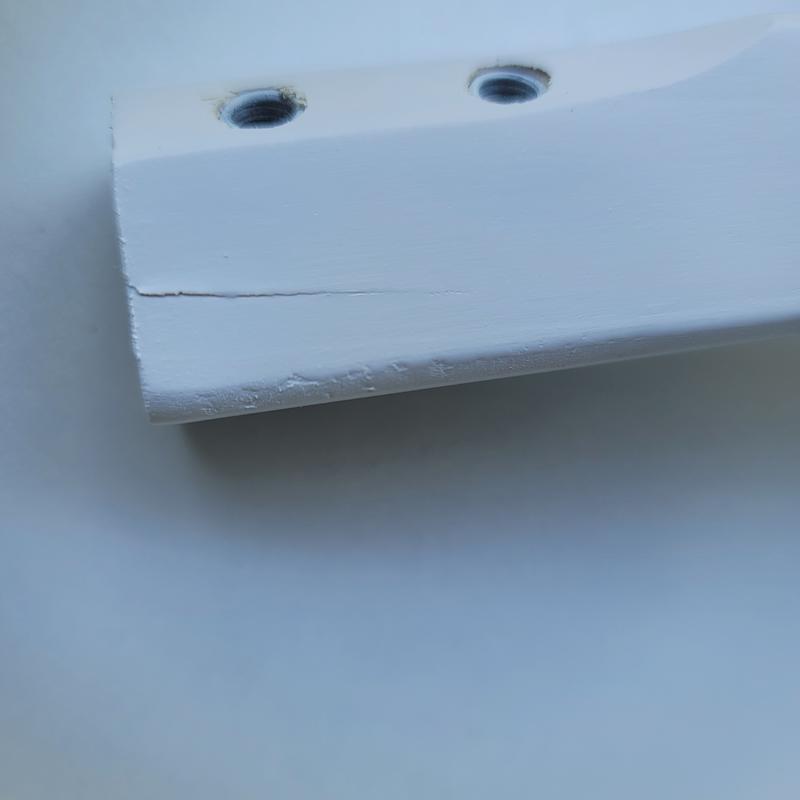 Cracked chair back piece