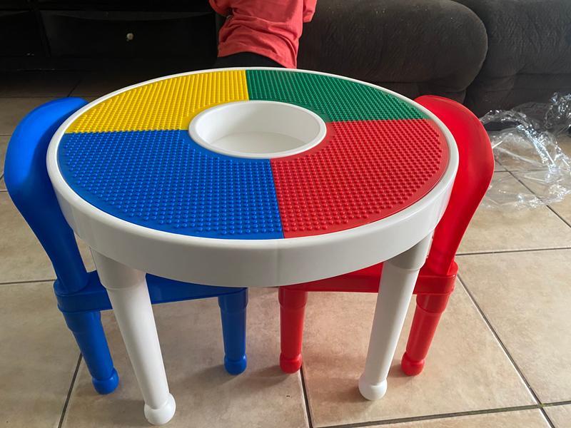 Lego store table round