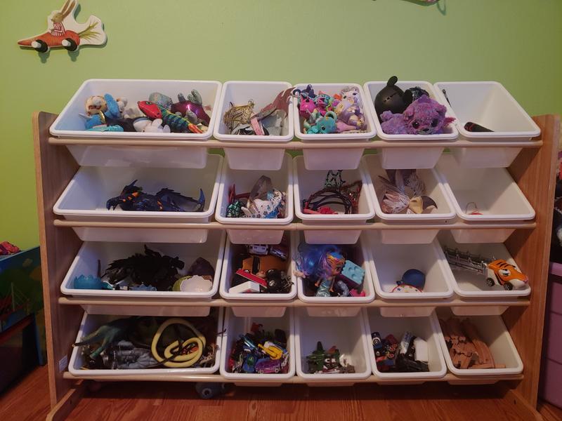 Espresso 12-Bin Toy Organizer