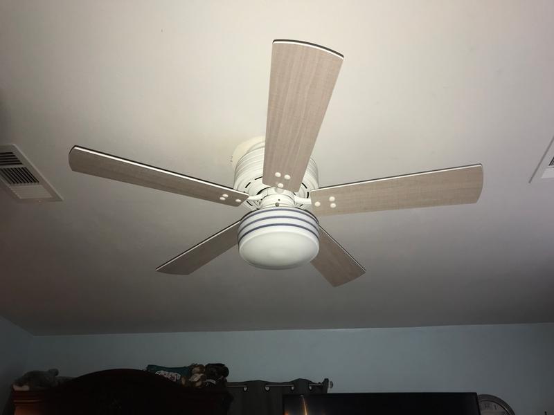 Cedar Key Outdoor Low Profile With Led Light 52 Inch Ceiling Fan
