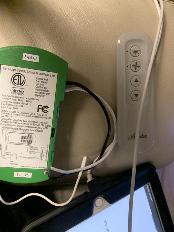 Hunter Pacific Neoteric Ceiling Fan Remote Control System Shelly Lighting