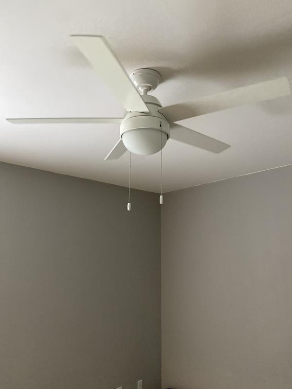 Added 6inch of pull chain (9ft ceiling)