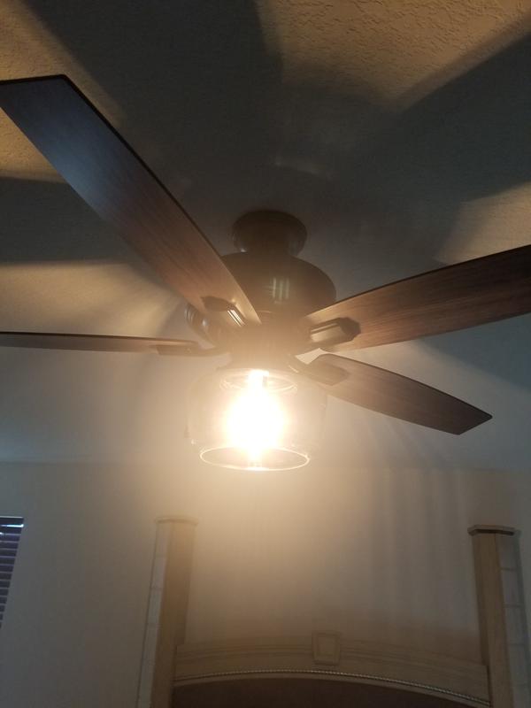 Bennett With Light 52 Inch Ceiling Fan Hunter Fan