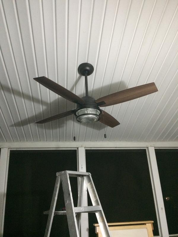 Ocala Outdoor With Led Light 52 Inch Ceiling Fan Hunter Fan