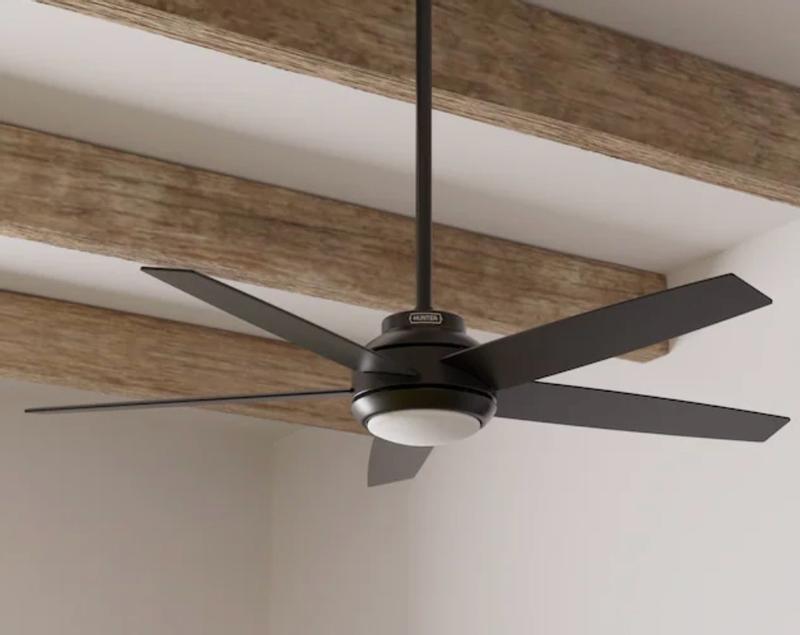 Hunter® Zayden 52" Matte Black Indoor LED Ceiling Fan With Remote At - View #8