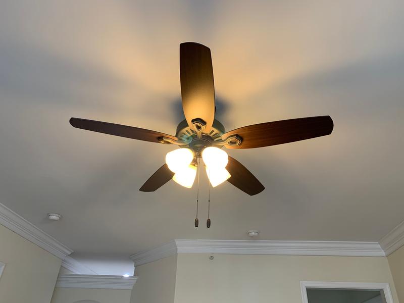 New Bronze Four Light Fitter 99093 Hunter Fan