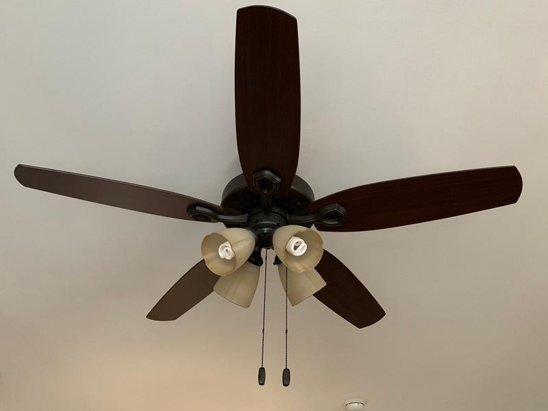 New Bronze Four Light Fitter 99093 Hunter Fan