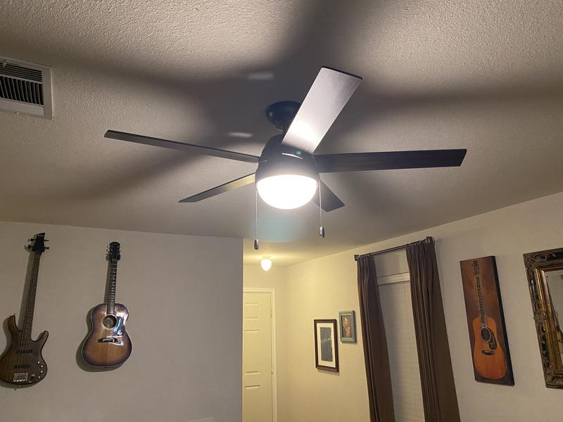 Led Light 52 Inch Ceiling Fan, Hunter Osbourne Ceiling Fan