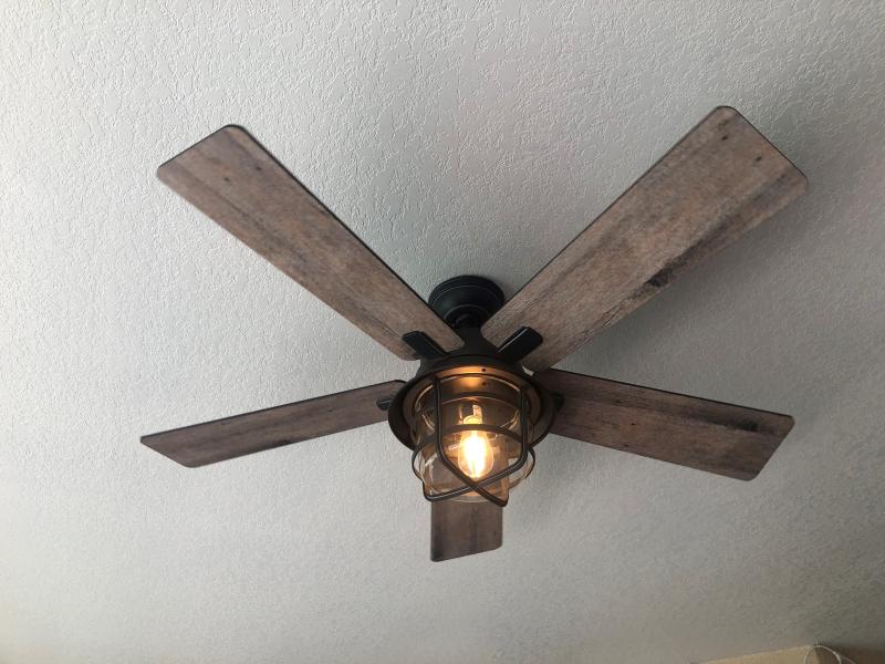 Coral Gables Outdoor With Led Light 54 Inch Ceiling Fan