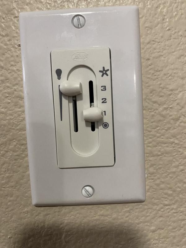 Hunter brand duel wall switch