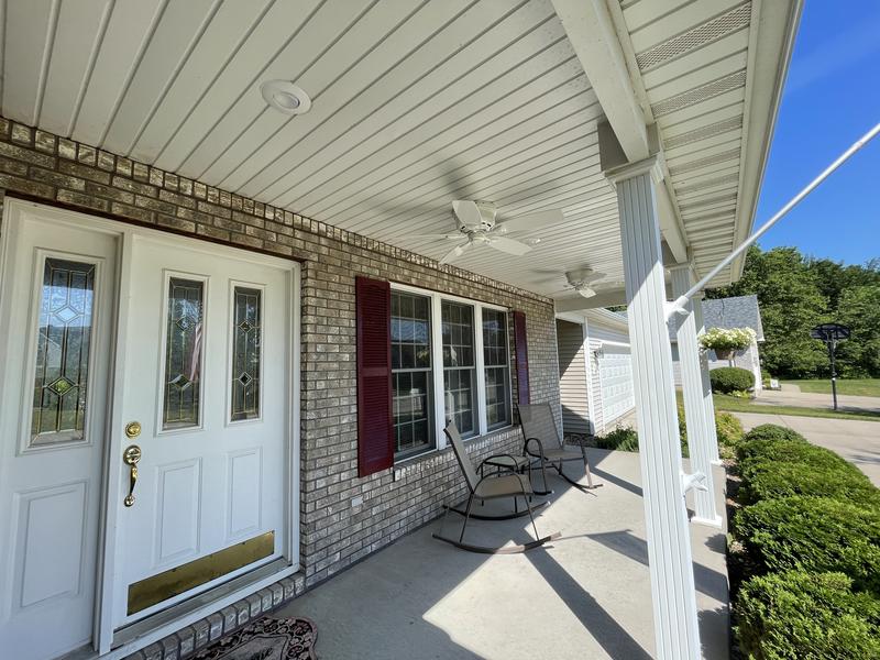 No need for light kit as the porch already has three lights.
