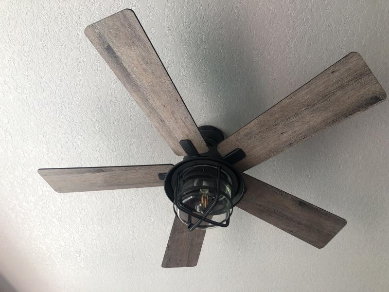 Coral Gables Outdoor With Led Light 54 Inch Ceiling Fan Hunter Fan