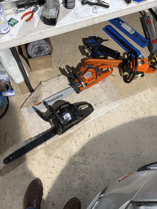 My chainsaws