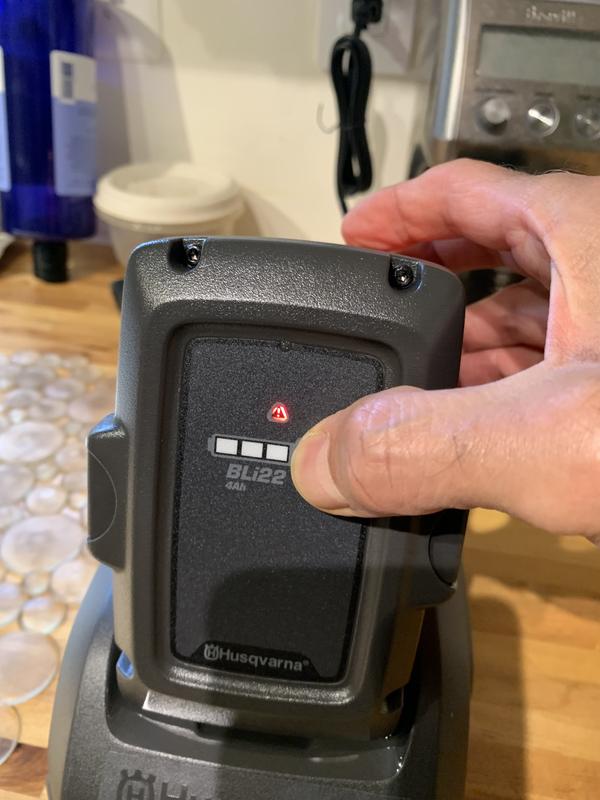 Charger throwing an error message on the very first charge