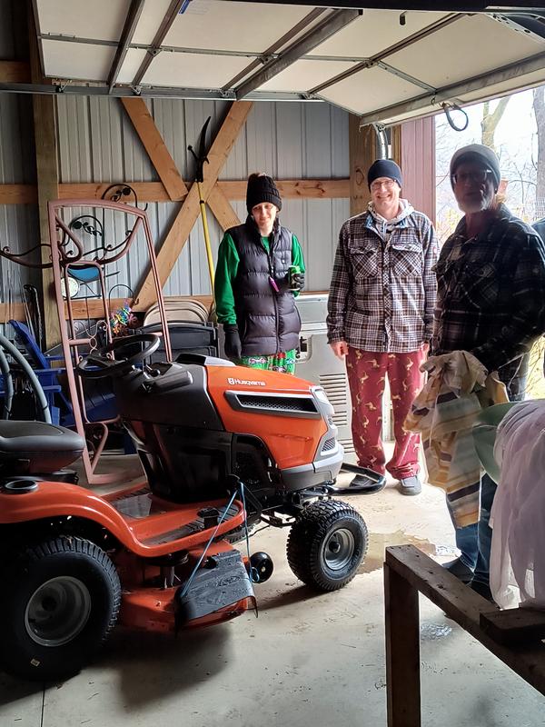 My Beautiful New Riding Lawnmower