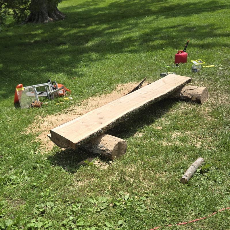 445 with sawmill and one of the logs