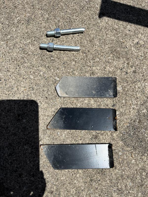 Broken off pieces