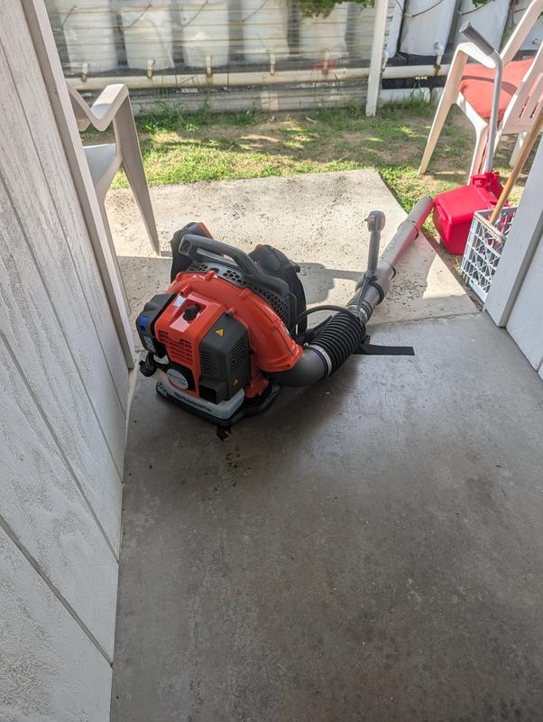 My new back pack blower