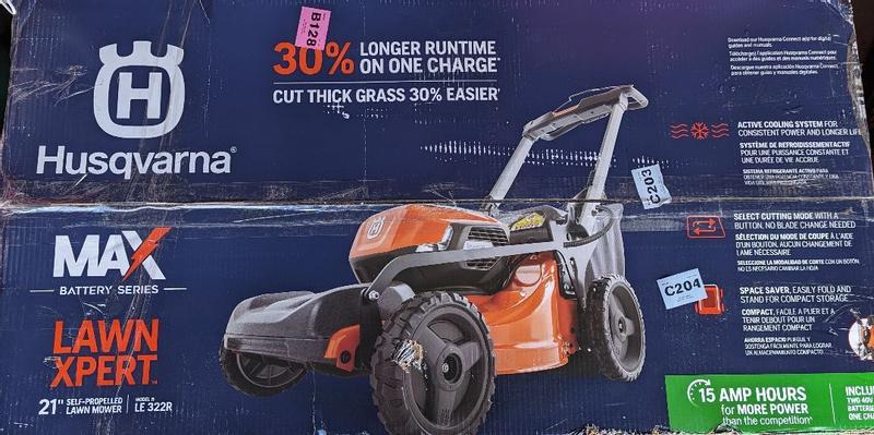 Husqvarna Lawn Xpert LE322R 40-volt 21-in Cordless Self-propelled