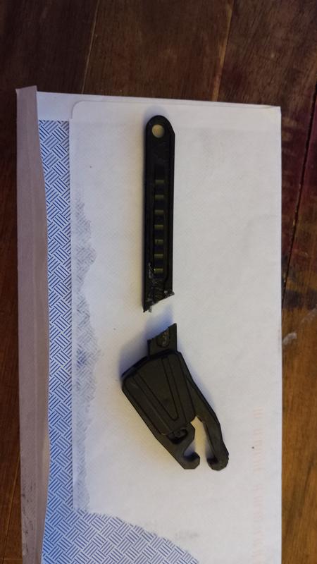 Visor attachment broke