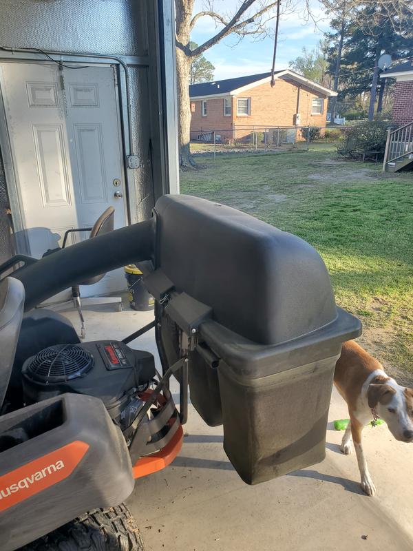 Husqvarna 3 Bagger for Riding Mower Fits 48 in Deck Size in the