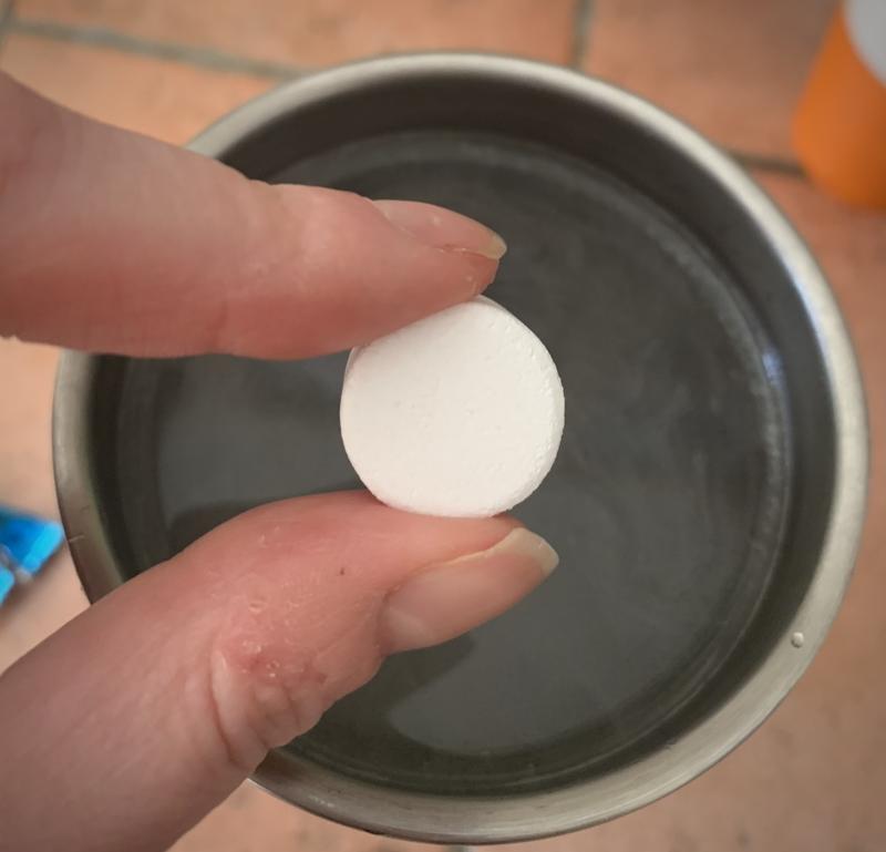 Photo submitted with review of product