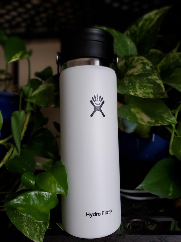 Hydro Flask 20 oz Wide Mouth WHITE