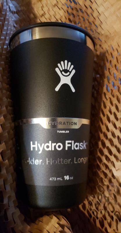 Hydro Flask 16 oz All Around Tumbler - Insulated Mug - 473 ml - Black