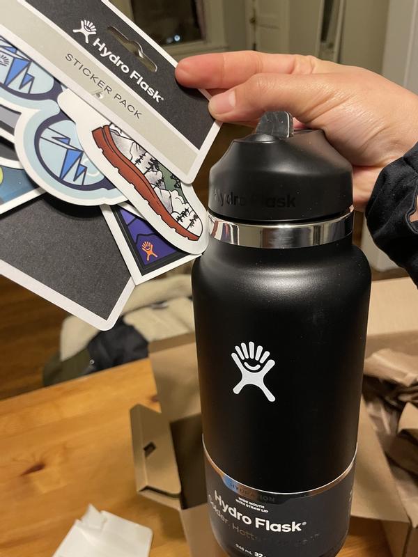 Hydro Flask + 32-Ounce Wide Mouth Bottle with Straw Lid & Boot