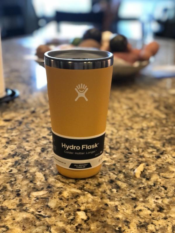 Hydro Flask 12 oz Cooler Cup or Can Koozie insulated Starfish yellow /  orange