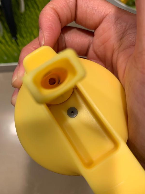 Mold in the inside and in between the hinge