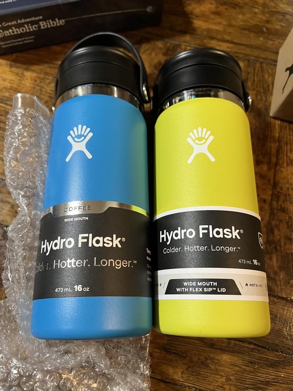 16 oz Wide Mouth Hydro Flask with Flex Sip Lid