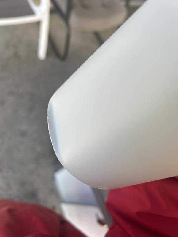 Photo submitted with review of product
