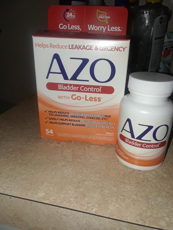 AZO Bladder Control with Go-Less Daily Supplement Capsules 72.0ea
