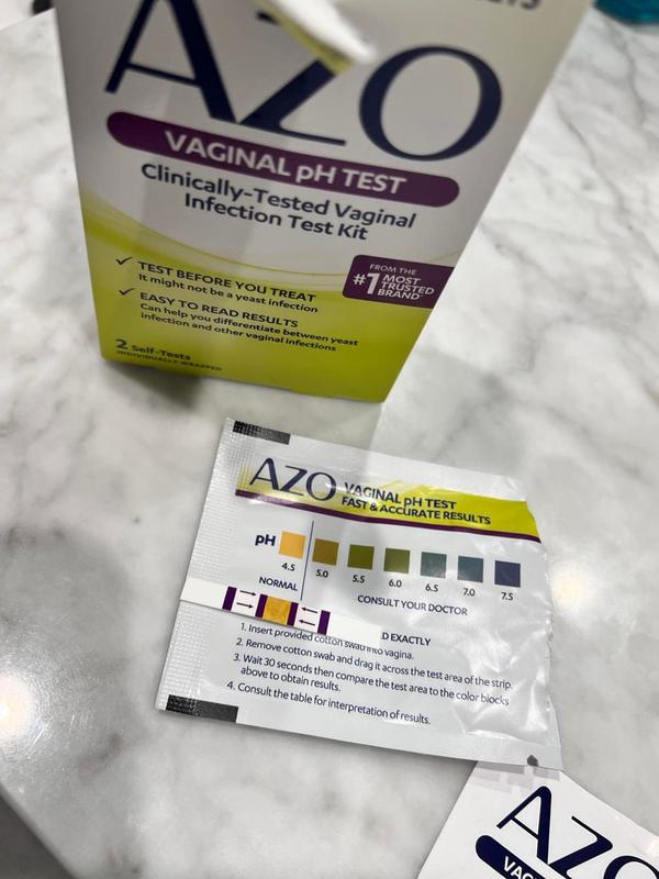 AZO Vaginal PH Test Kit, ClinicallyTested, Fast Accurate