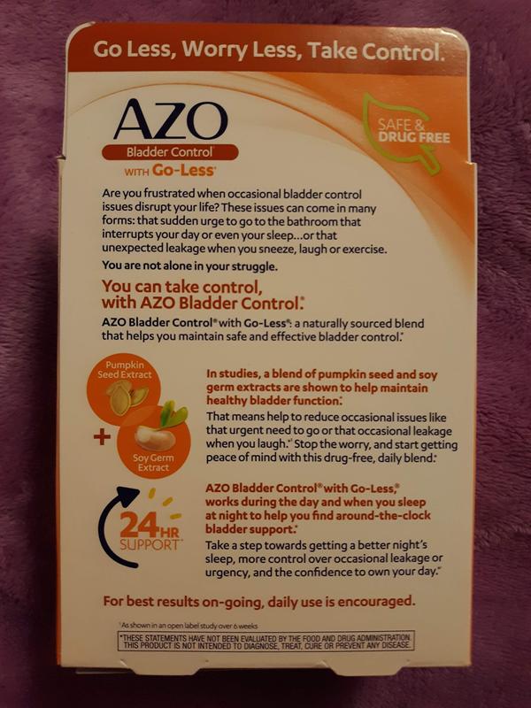 Azo Bladder Control Capsules, 54 ct