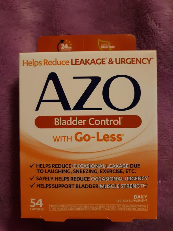 Azo Bladder Control® with Go-Less® Dietary Supplement Capsules, 54