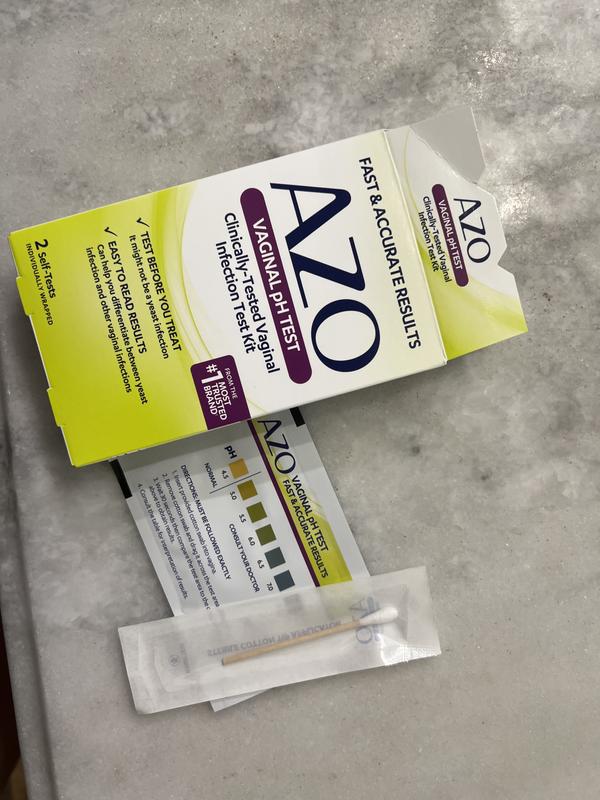 AZO Vaginal PH Test Kit, ClinicallyTested, Fast Accurate