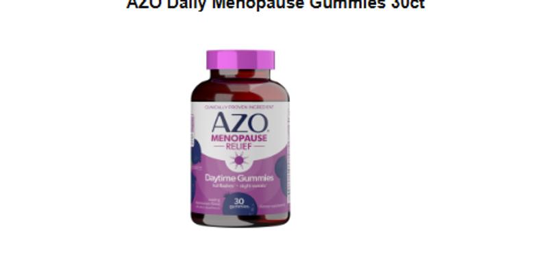 AZO® Menopause Relief Daytime Gummies | Buy Supplements for