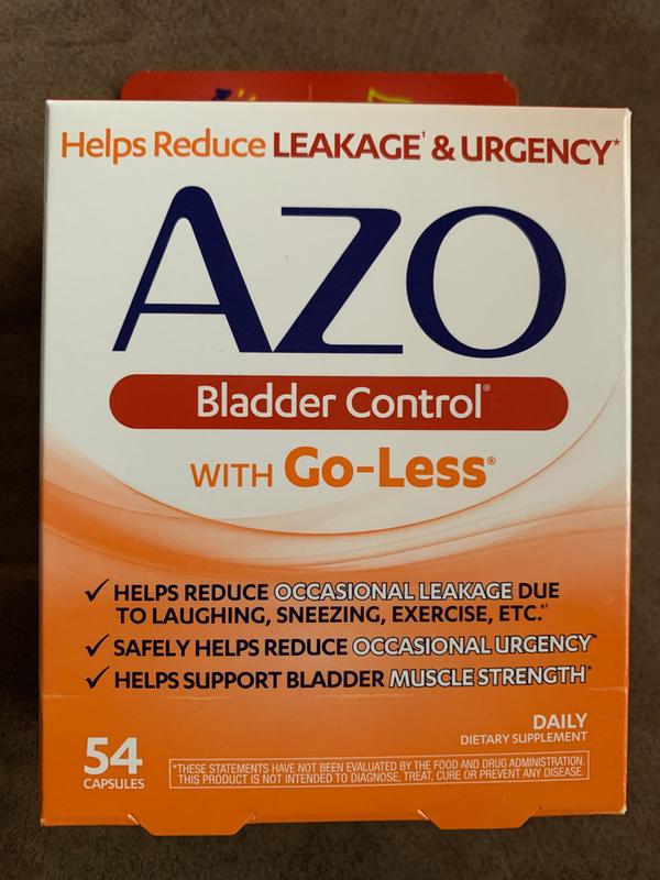 AZO Bladder Control with Go-Less, Helps Reduce Occasional Urgency - 54ct