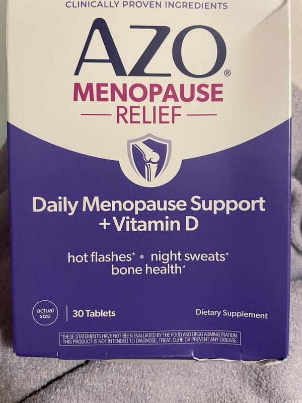 AZO® Daily Menopause Support + Vitamin D Tablets | Buy Supplements
