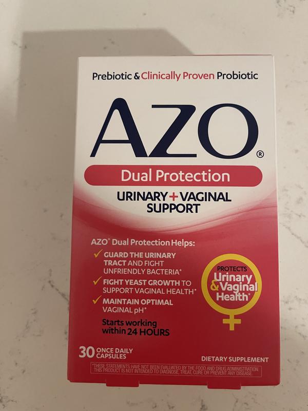 AZO Dual Protection Urinary & Vaginal Support Capsules | Buy