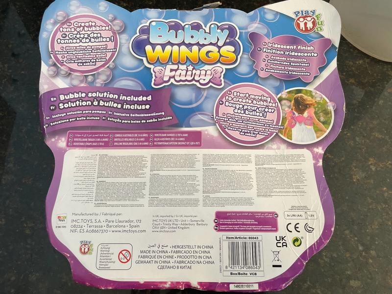 The back of the packaging