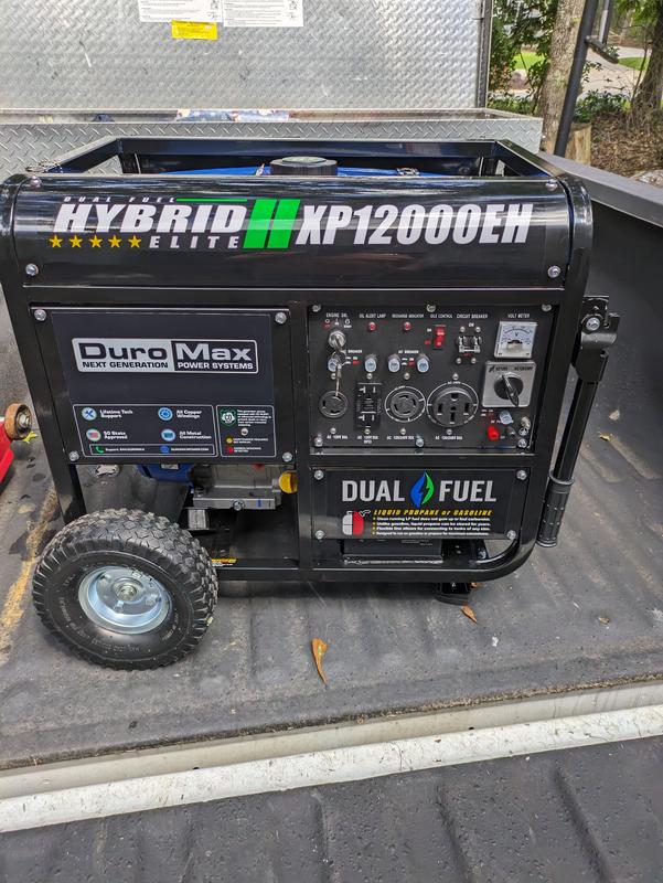 DuroMax XP12000EH 12,000 Watt Portable Dual Fuel Gas Propane