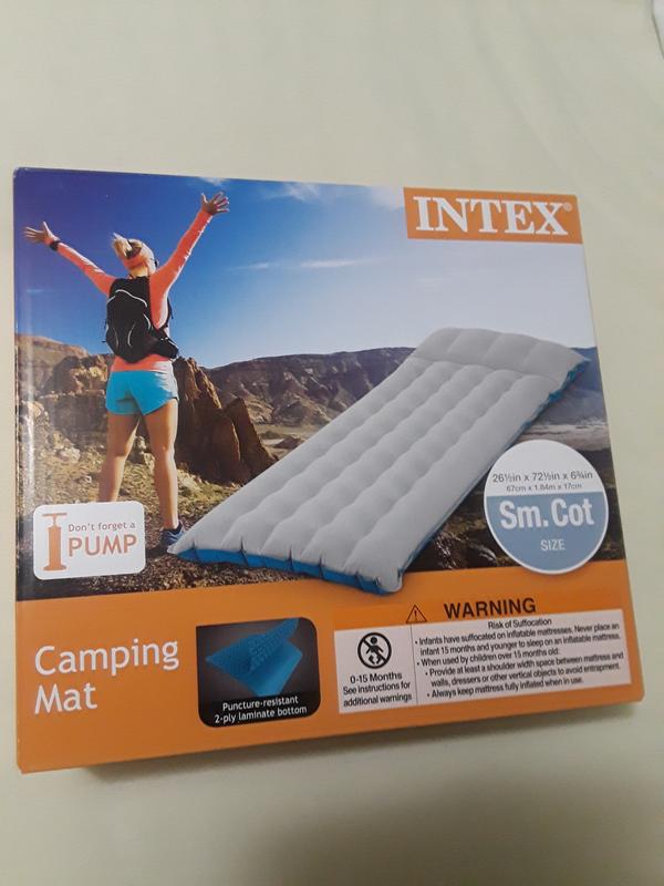 Intex jr cheap cot camping mat