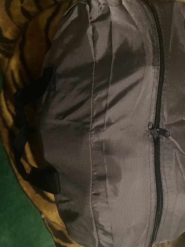 Air mattress in the bag provided