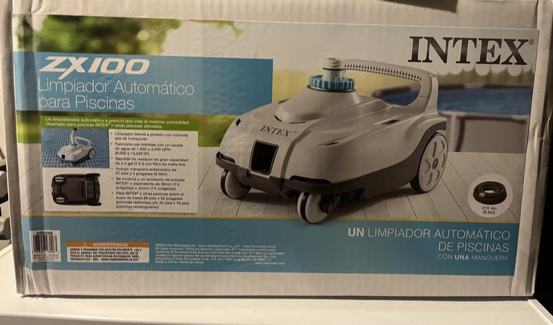 Intex ZX100 Automatic Pressure Side Swimming Pool Cleaner w/Hose &  Converter - 13 - Bed Bath & Beyond - 37479824